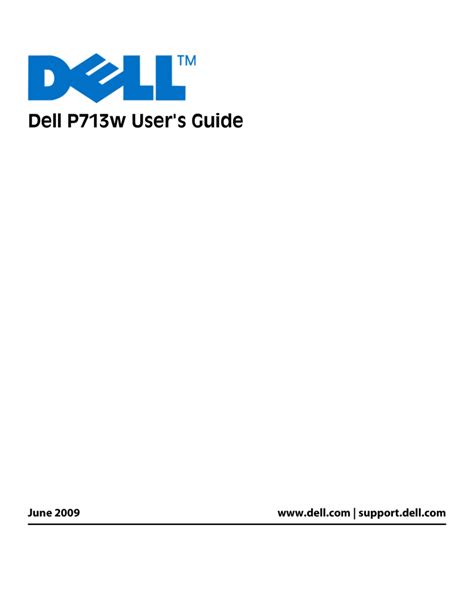 dell p713w driver mac pdf manual